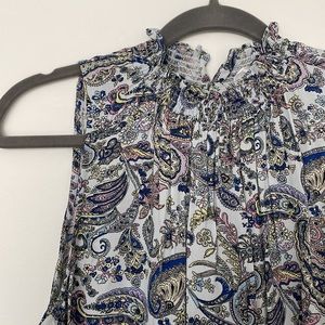 MANGO paisley sleeveless top